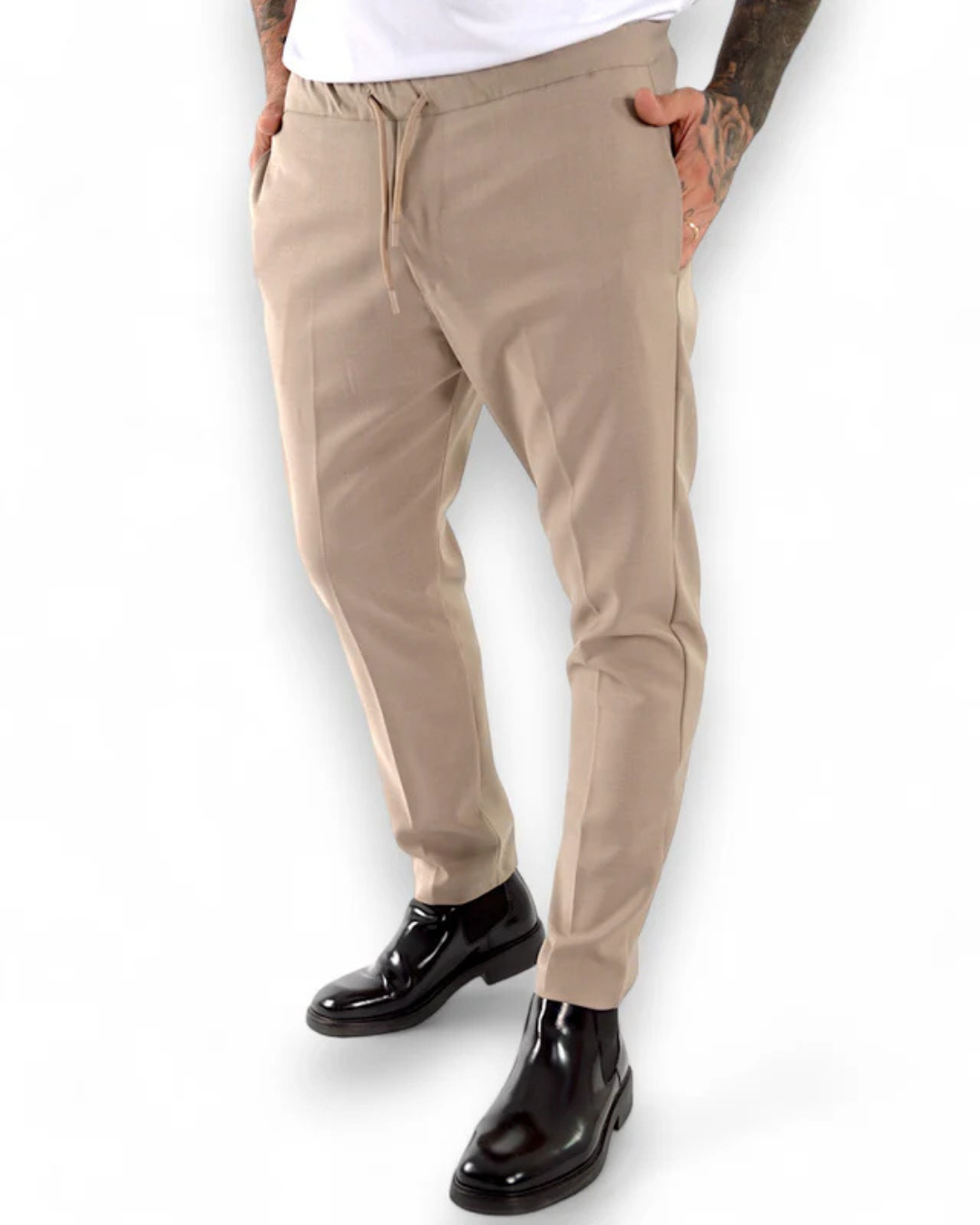 Casual Pants with Talie Reglabilă pentru Bărbați 