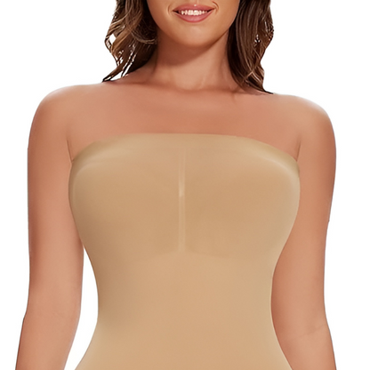 Body Modelator Fără Bretele Reductor de Abdomen