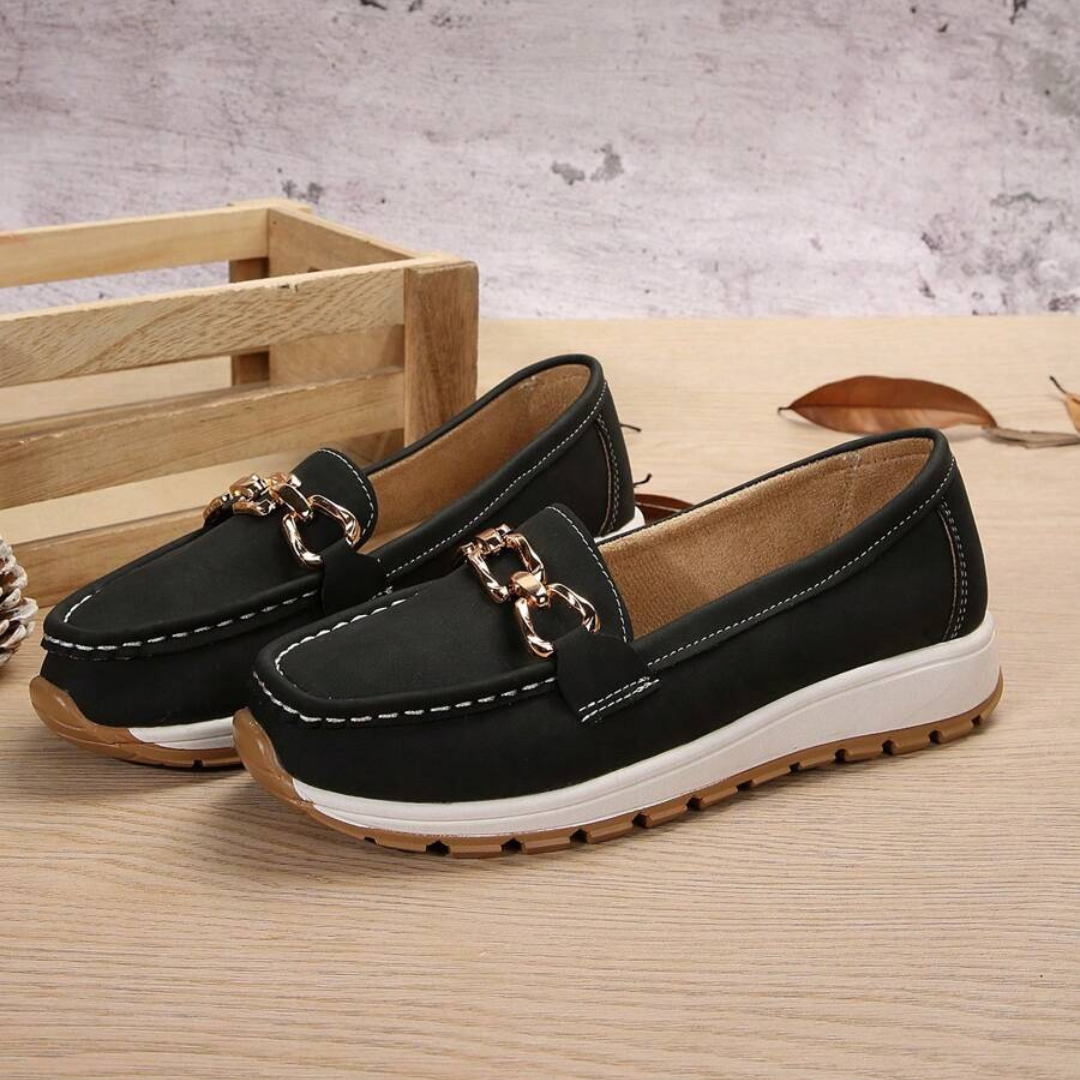 Mocasini cu tocuri groase pentru femei 