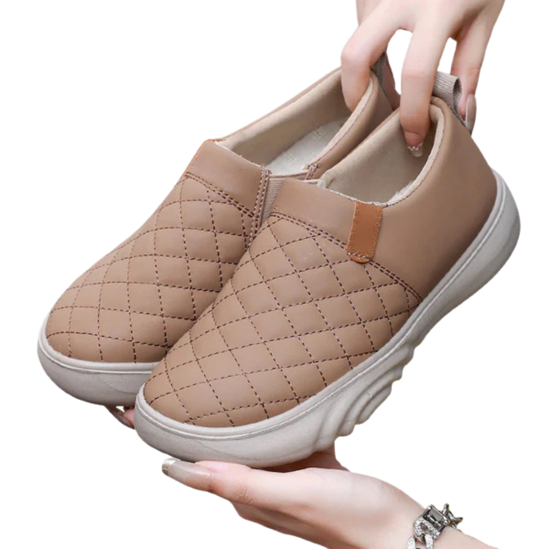 Adidași fără șireturi, căptușiți, pentru femei