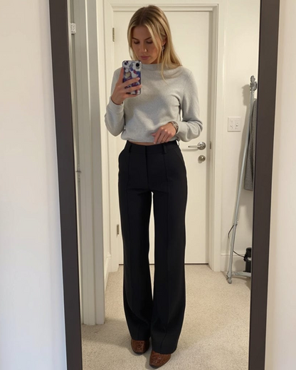 Pantaloni Largi Clasici