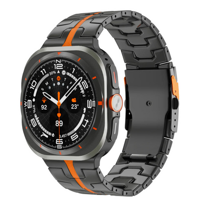 Ceas sportiv cu curea din titan futurist și funcțional