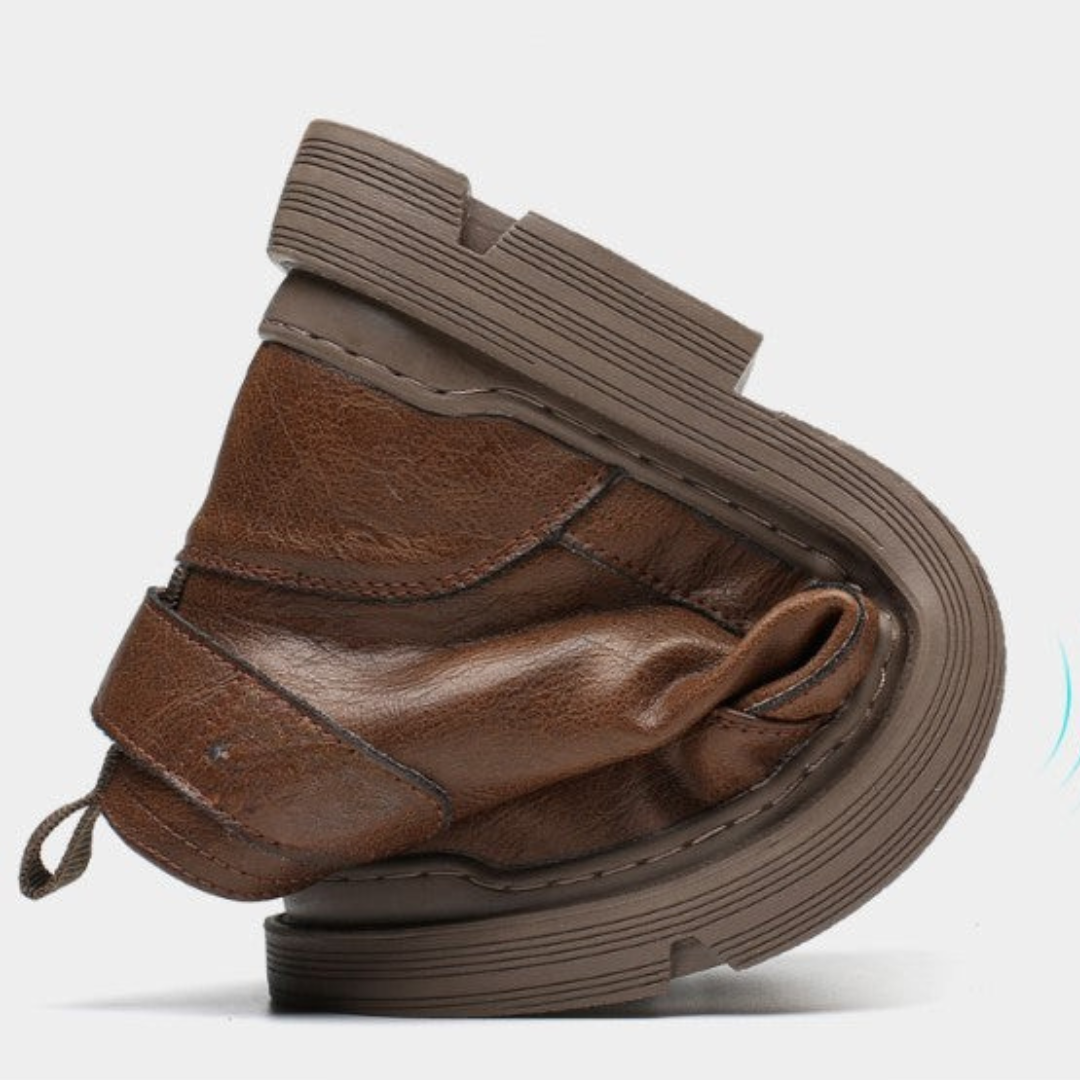 Cizme din piele pentru bărbați cu căptușeală din folar®