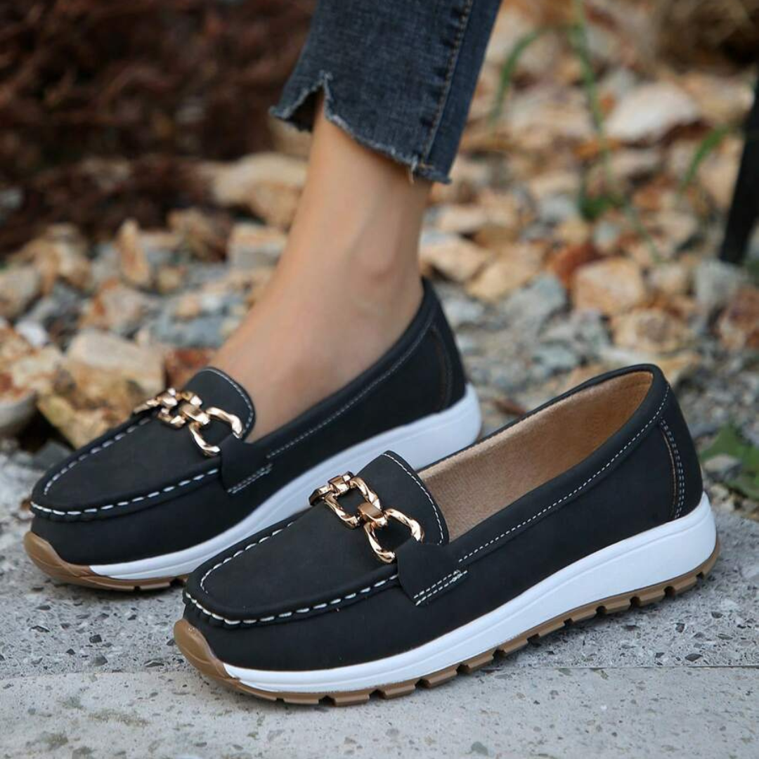 Mocasini cu tocuri groase pentru femei 