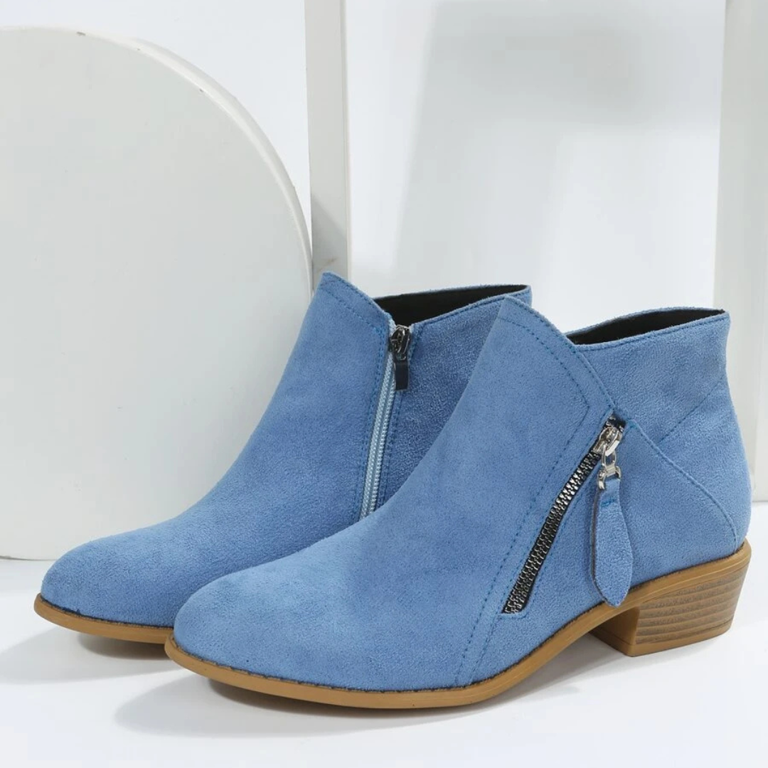 Ghete cu etaj jumatate pentru femei, cu fermoar lateral 