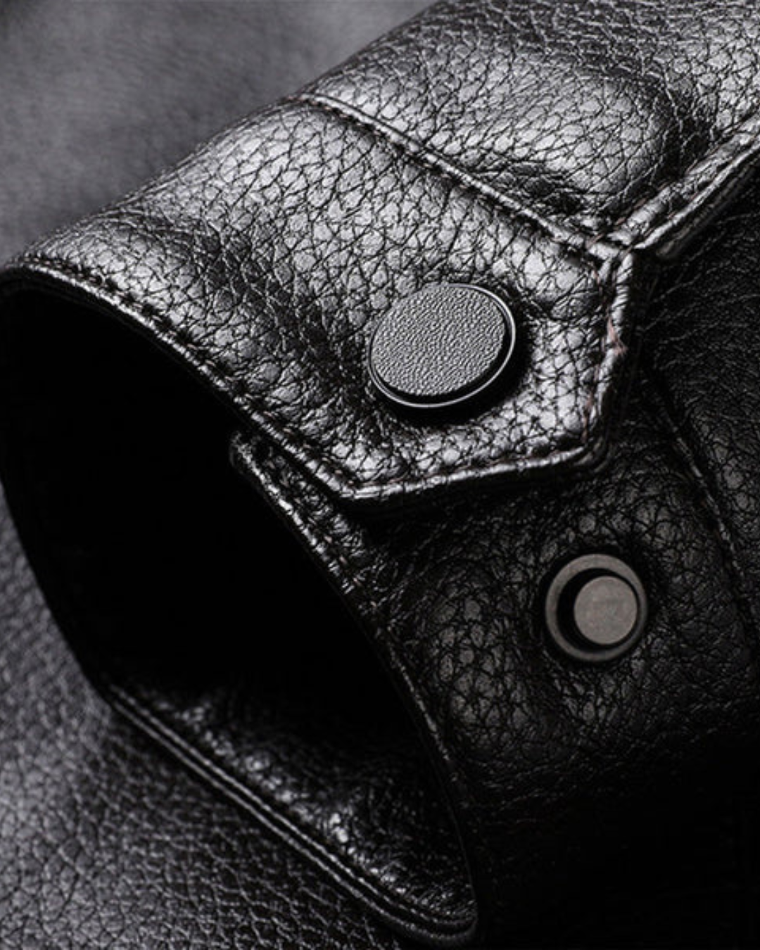 Jacheta de piele călduroasă pentru bărbați