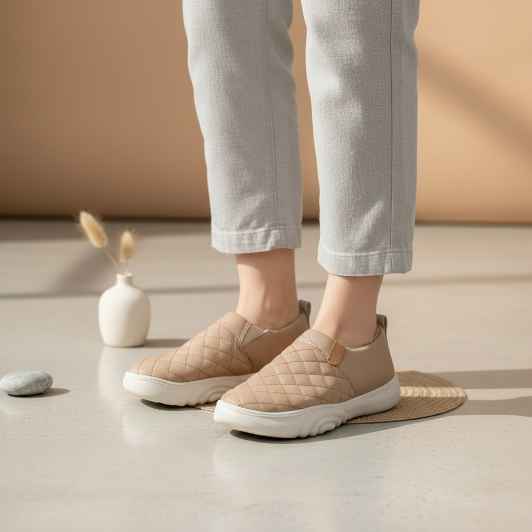 Adidași fără șireturi, căptușiți, pentru femei