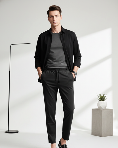 Pantaloni elastici e regolabili da uomo