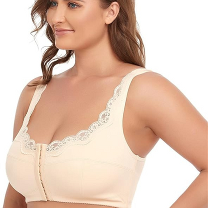 Sutien din dantelă cu închidere frontală (OFERTA 2X1)